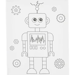 Malerlærred 24 x 30 cm - Robot