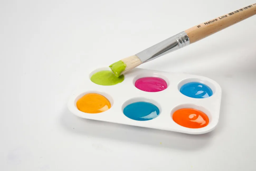 Malerpalette i plast