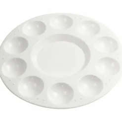 Malerpalette i plast - Ø 17 cm