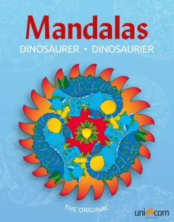 Mandalas malebog - Dinosaurer