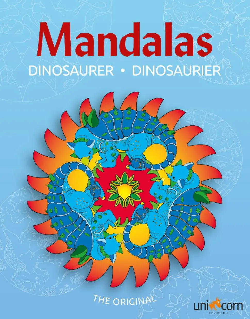 Mandalas malebog - Dinosaurer