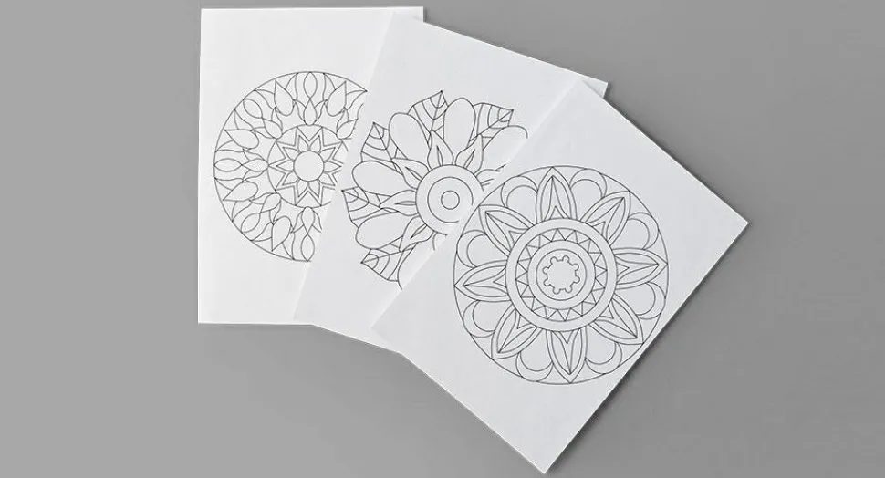 Mandalas malebog - Årstidernes gang 1