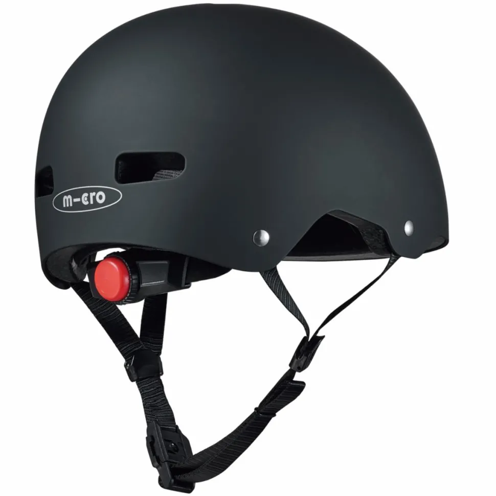 Micro cykelhjelm - Sort, 54-58 cm