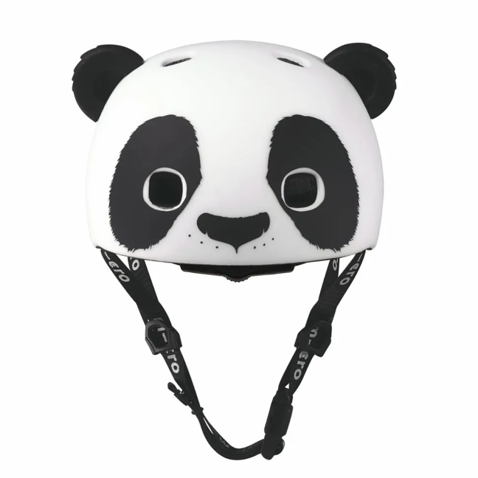 Micro cykelhjelm Panda - Small, 48-53 cm