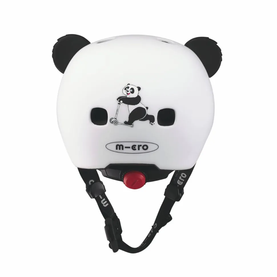 Micro cykelhjelm Panda - Small, 48-53 cm