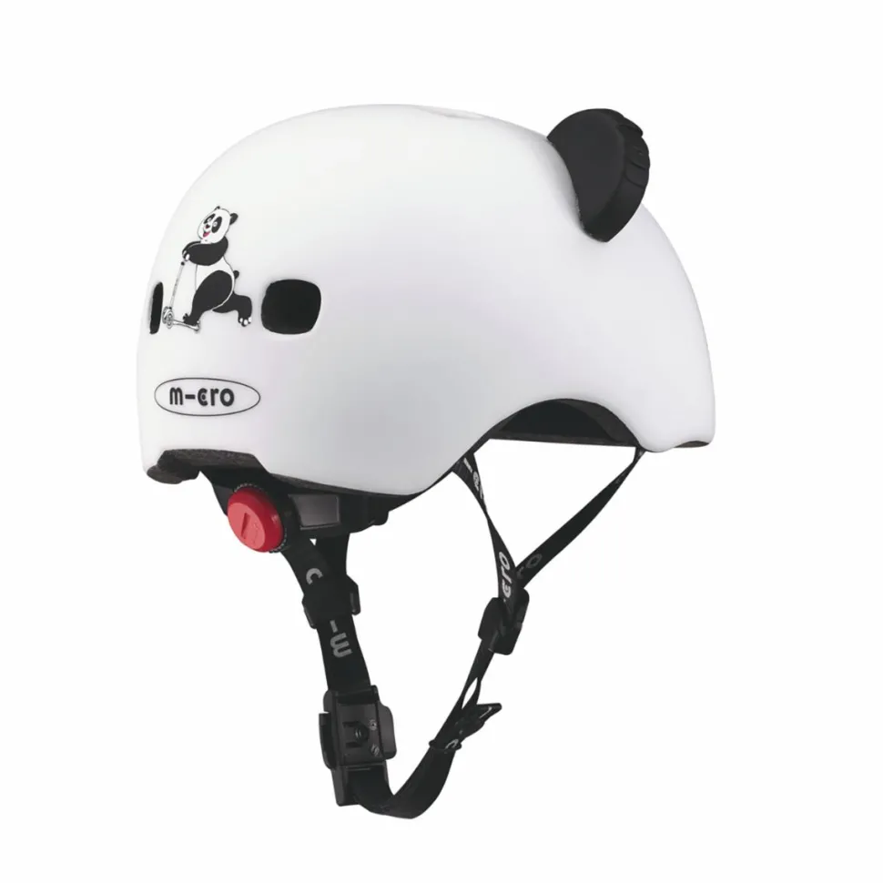 Micro cykelhjelm Panda - Small, 48-53 cm