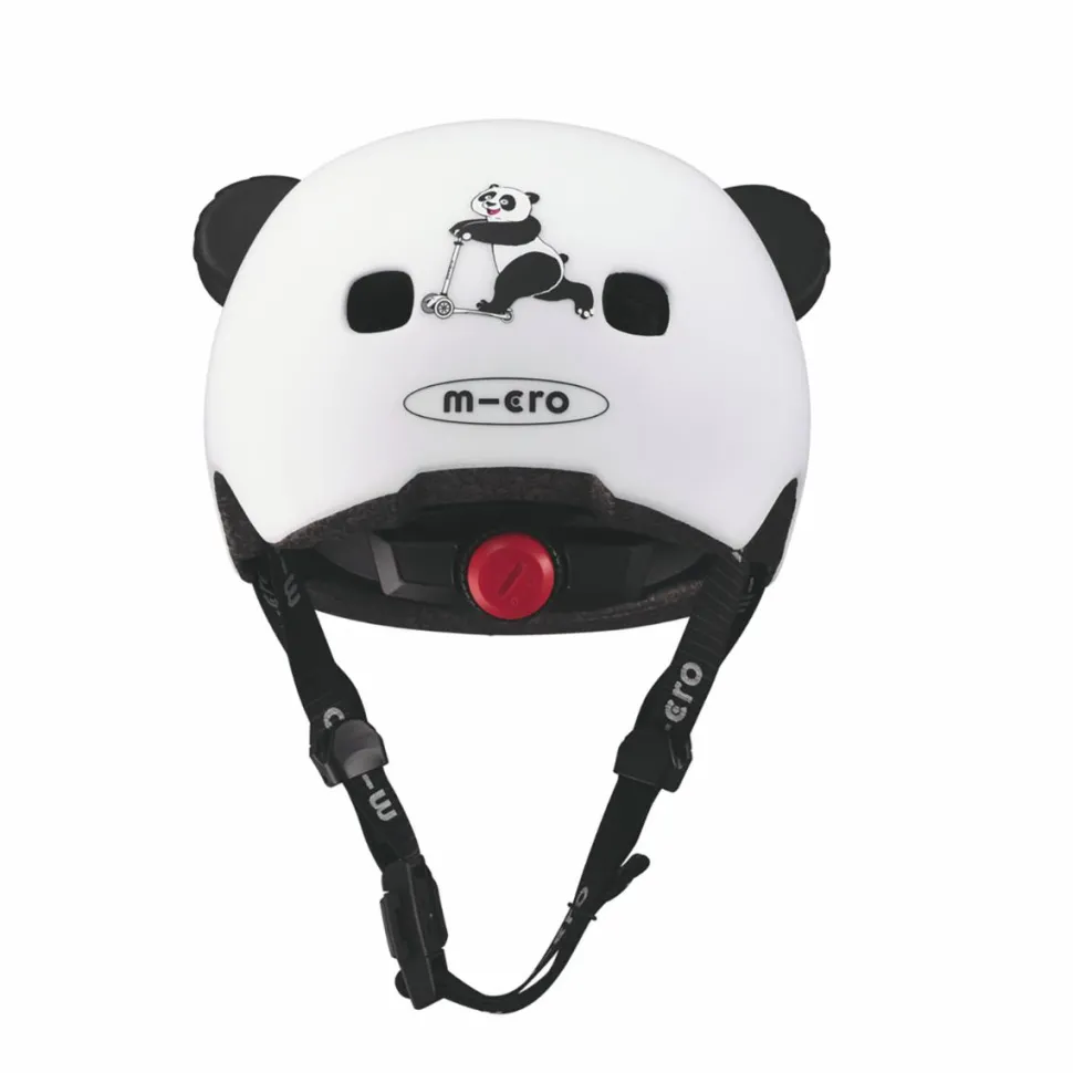 Micro cykelhjelm Panda - XSmall, 46-50 cm