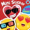 Mini-stickers bog - Smileys, 120+ stk
