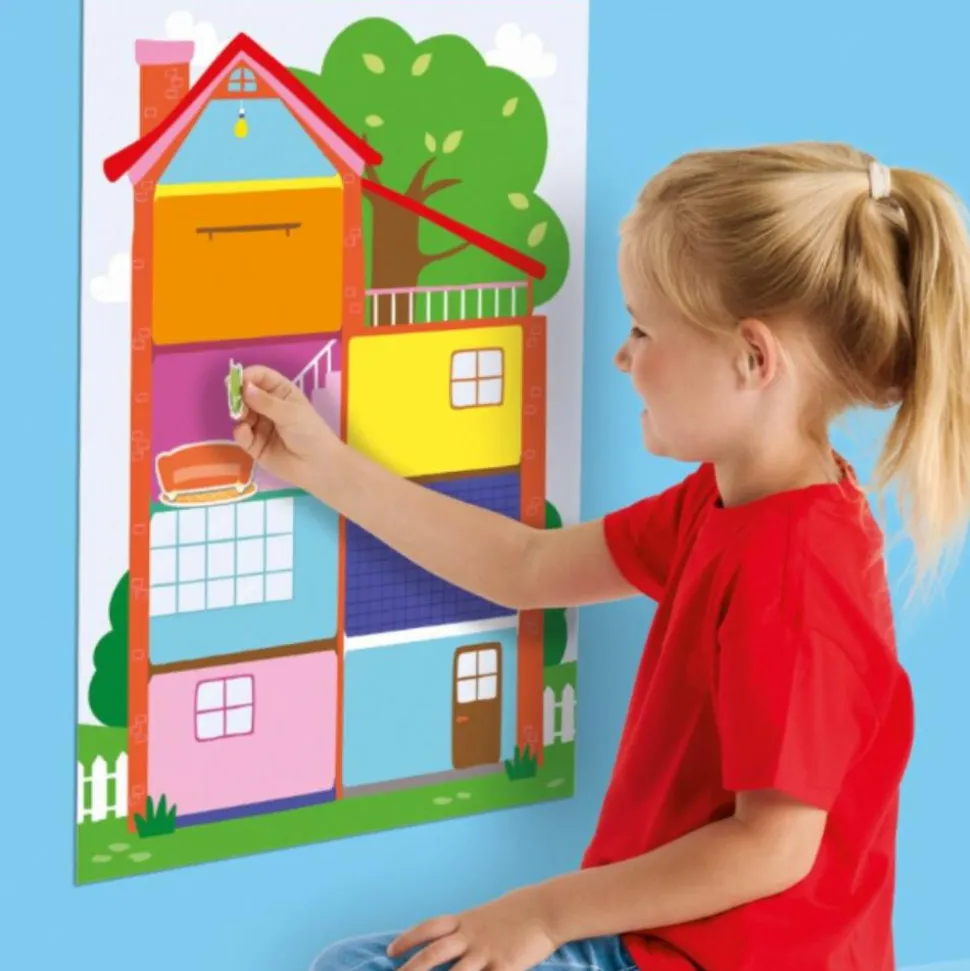 My First - Plakat med klistermærker - Mit hus