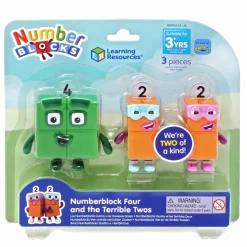 Numberblocks - Fire og Tvillingerne To og To