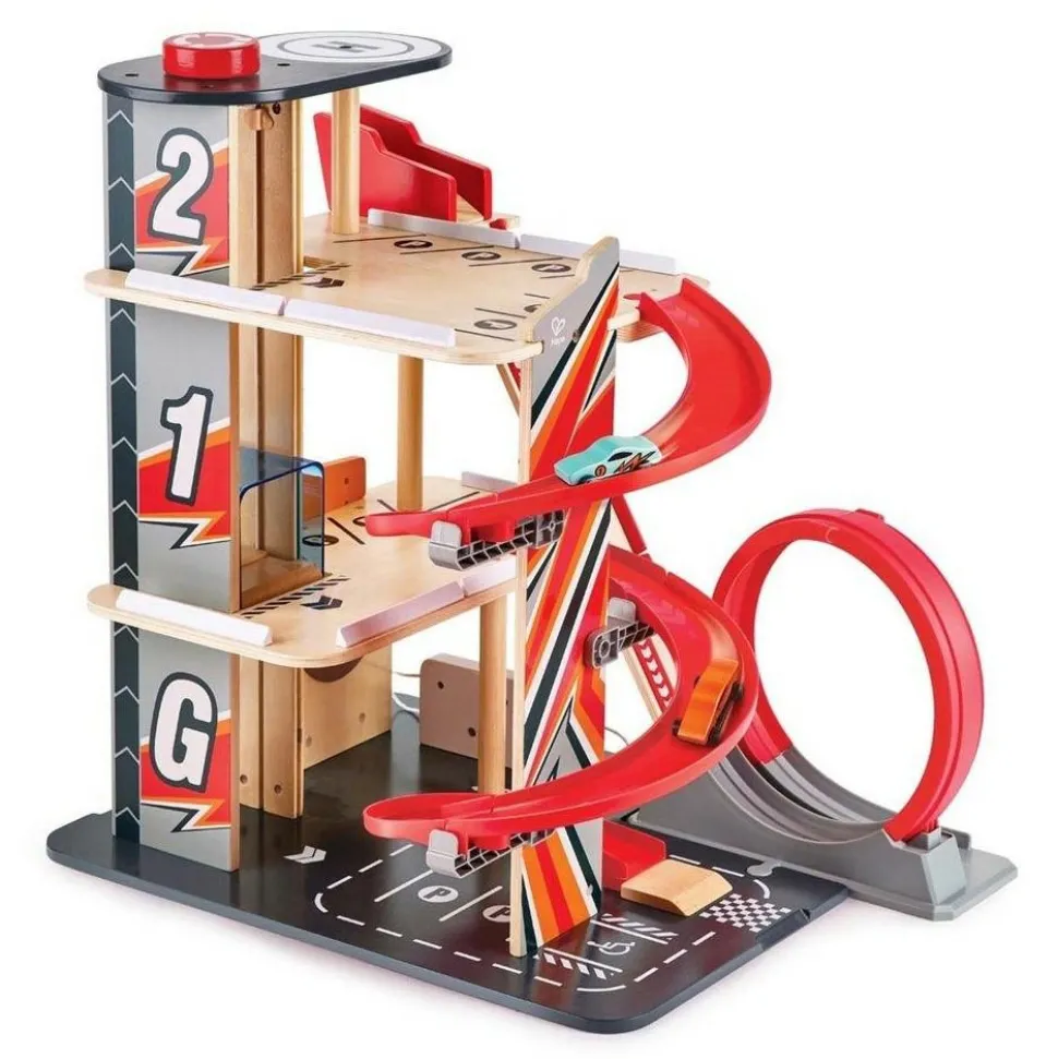 Parkeringshus inkl. stunt-rampe