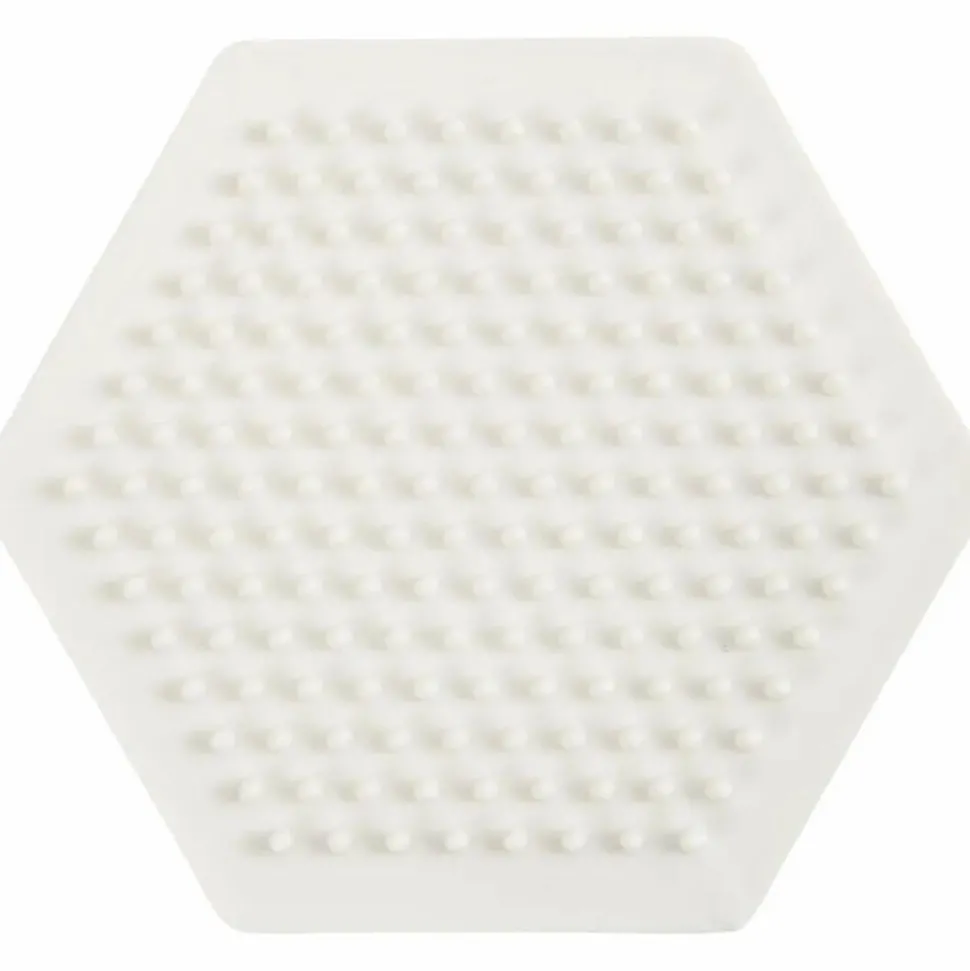 Perleplade midi - BioBeads, sekskant