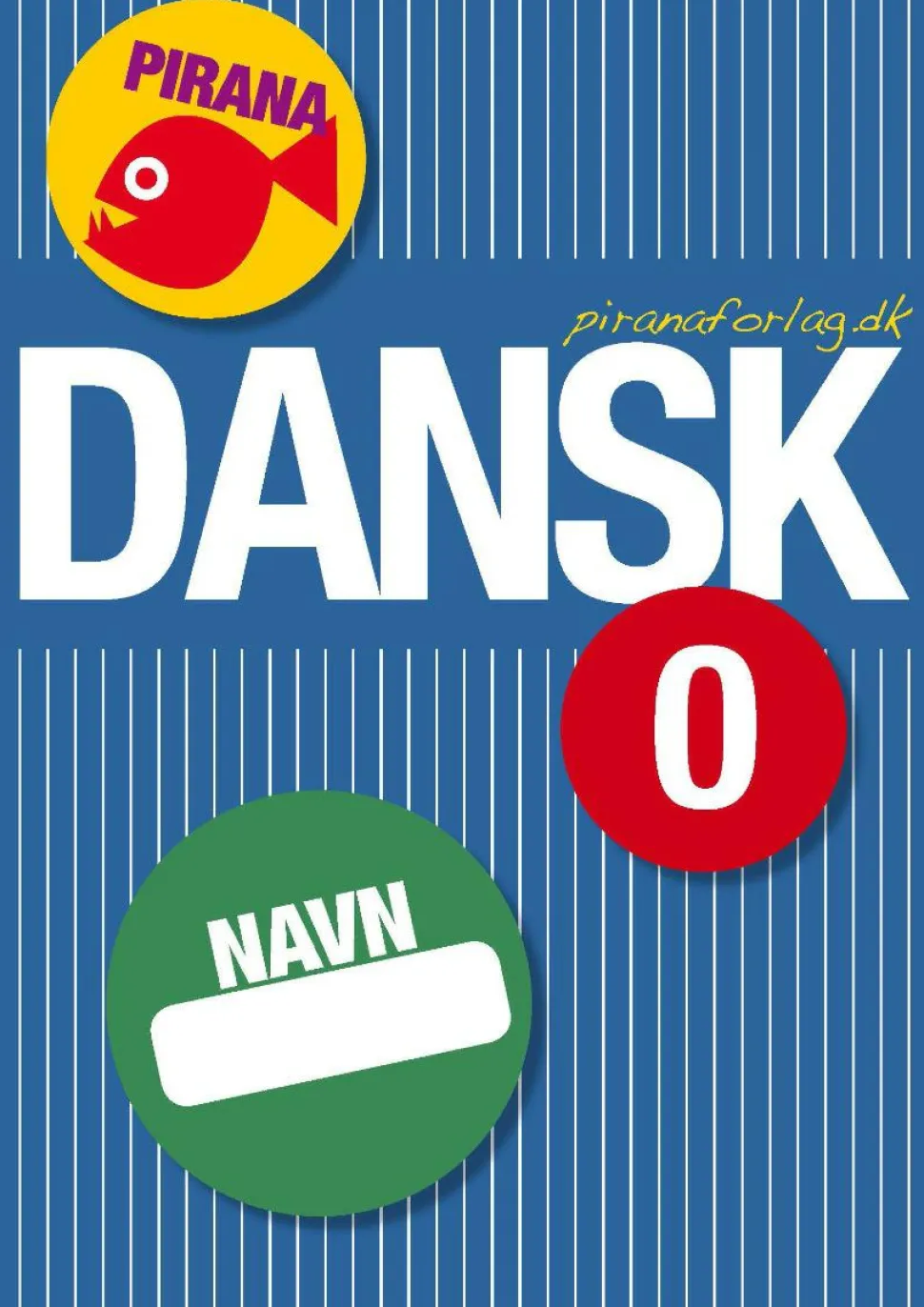 Pirana træningshæfte - Dansk: 0.-3. kl.