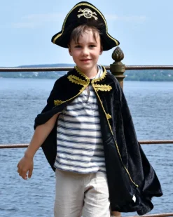 Piratkappe- og hat, str. 3-8 år