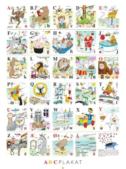 Plakat 60 x 80 cm. - ABC