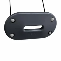 Plastgynge 45 x 24 cm - Antracit (sort reb)