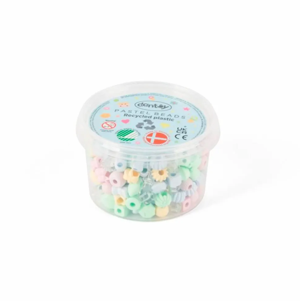 Plastperler - Pastel, 280 stk