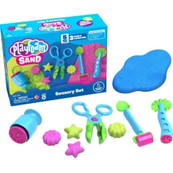 Playfoam Sand - Sansesæt m. redskaber