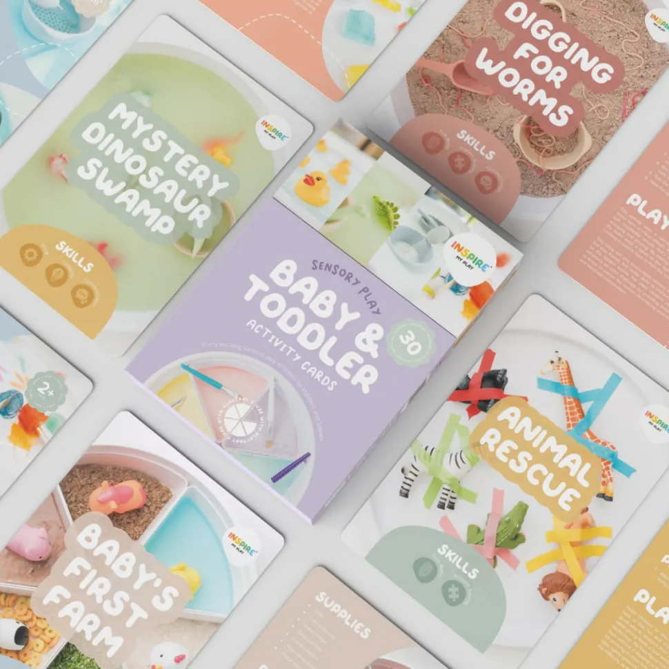 PlayTRAY aktivitetskort - Baby & tumling