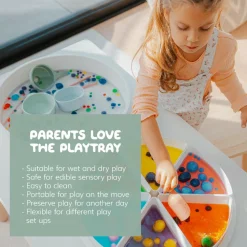 PlayTRAY sansebakke inkl. låg