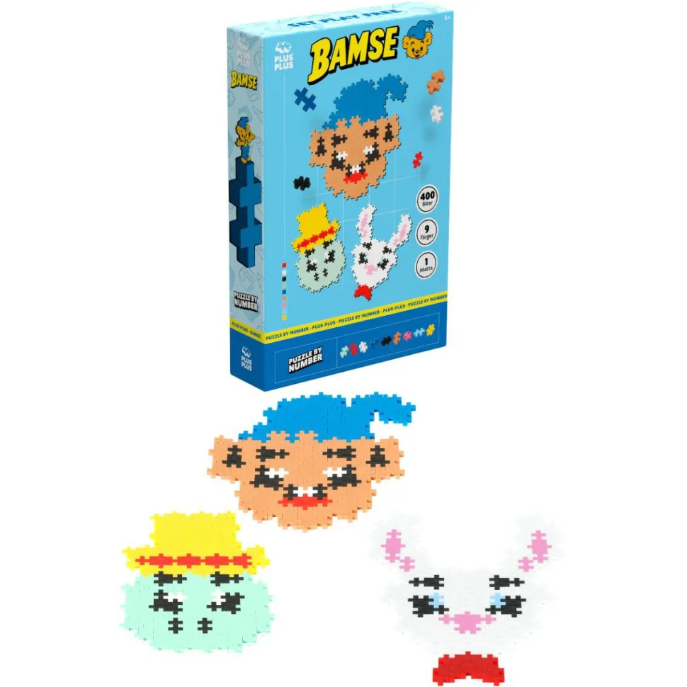 Plus-Plus - Bamse, Ole & Lille Hopsa, 400 stk