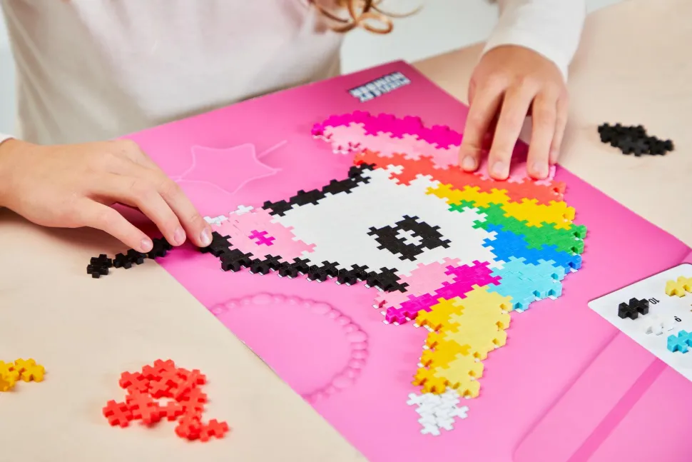 Plus-Plus - Puzzle By Number, Enhjørning 250 stk