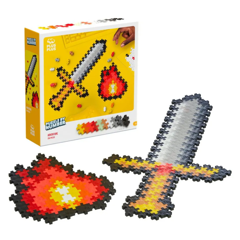 Plus-Plus - Puzzle By Number, På eventyr 250 stk