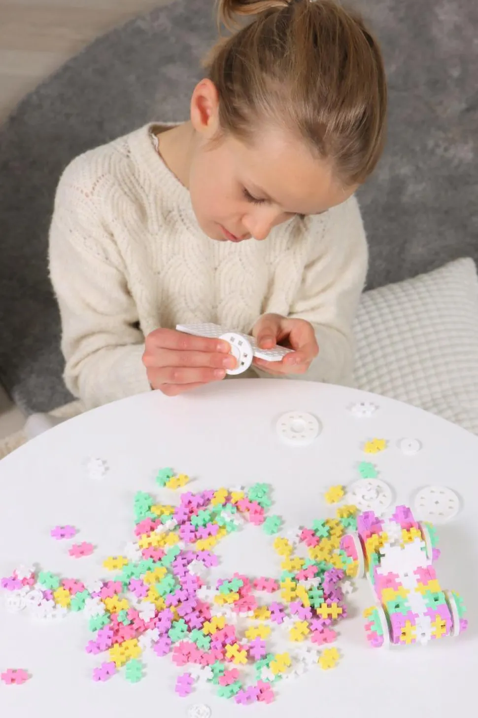 Plus-Plus i rør - Color Cars Candy, 200 stk