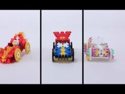 Plus-Plus i rør - Color Cars Candy, 200 stk