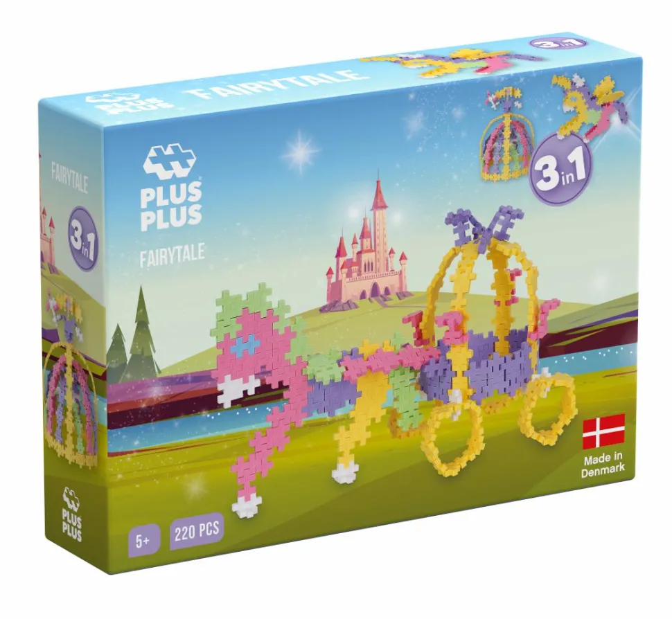 Plus-Plus Pastel - 3-i-1 Eventyr, 220 stk