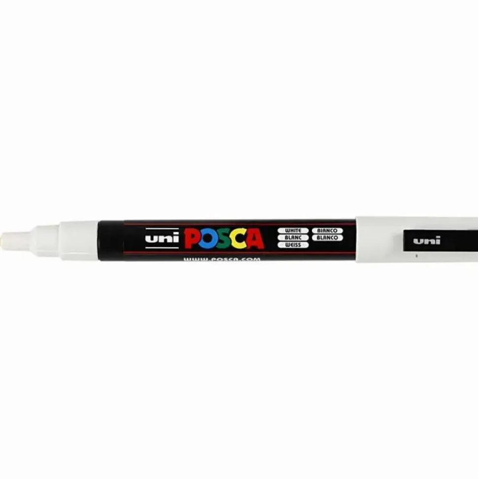 Posca tus PC-3M - Hvid, 1 stk.
