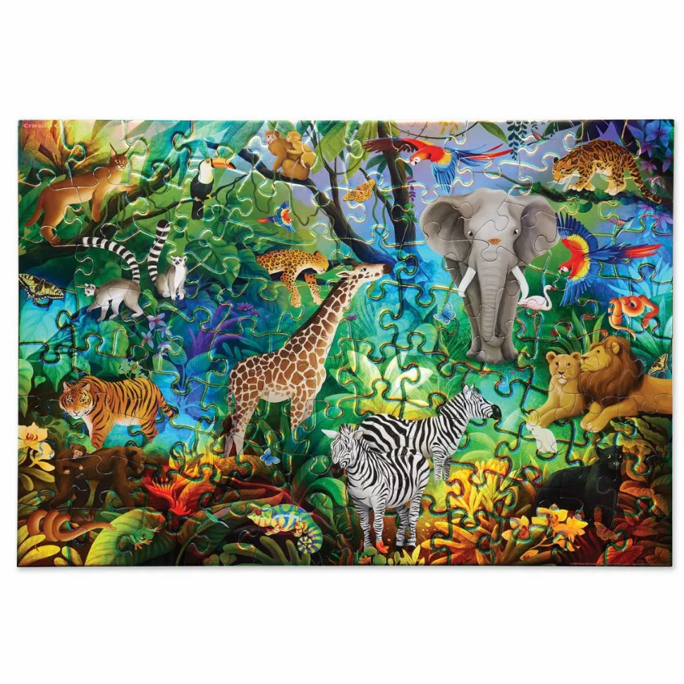 Puslespil med 100 brk. - Jungleparadis