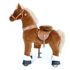 Rid Selv - Hest, lysebrun m. hvid blis, Medium