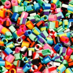 Rørperler midi - Stribede, 10.000 stk.