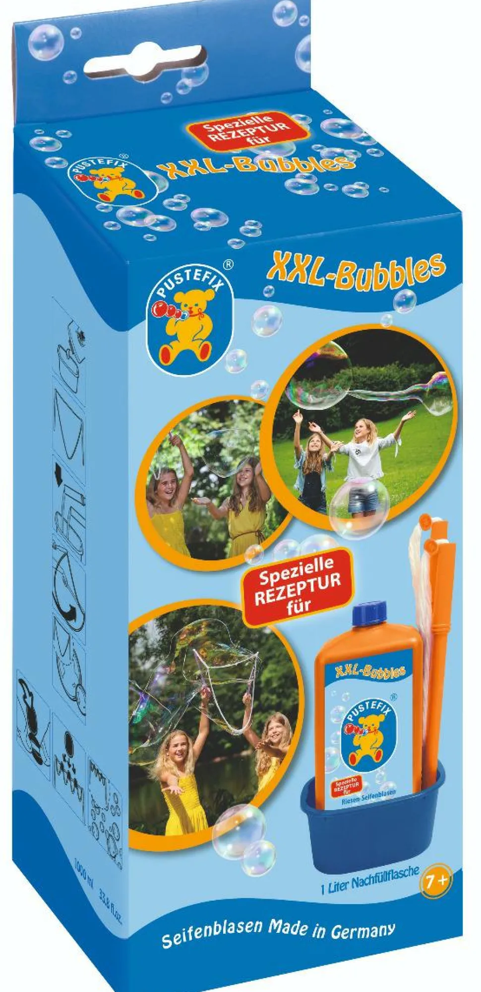 Sæbebobler XXL - Tristring + 1.000 ml