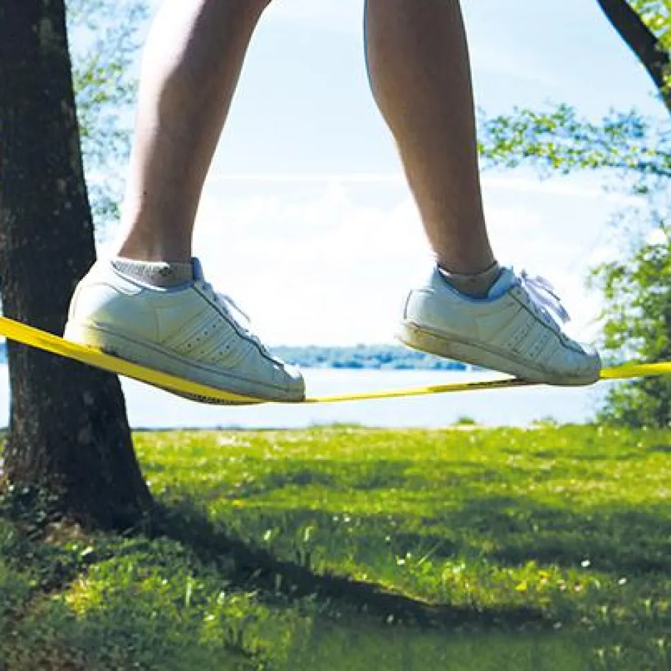 Schildkröt Slackline - Inkl. hjælpeline