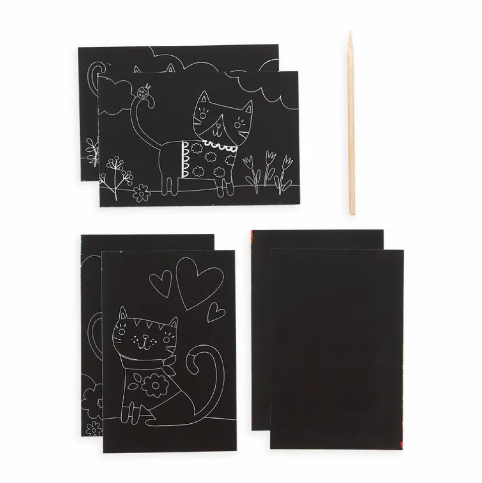 Scratch & Scribble, mini - Søde katte