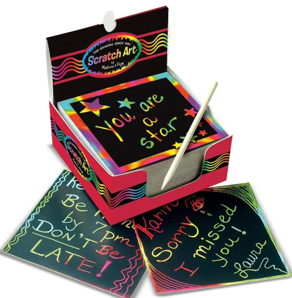 Scratch Art - Regnbuekort