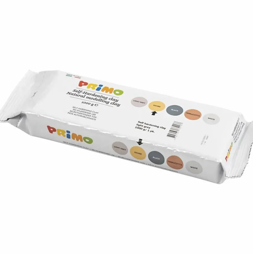Selvhærdende ler - Gul okker, 1 kg.