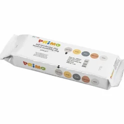 Selvhærdende ler - Lysegrå, 1 kg.