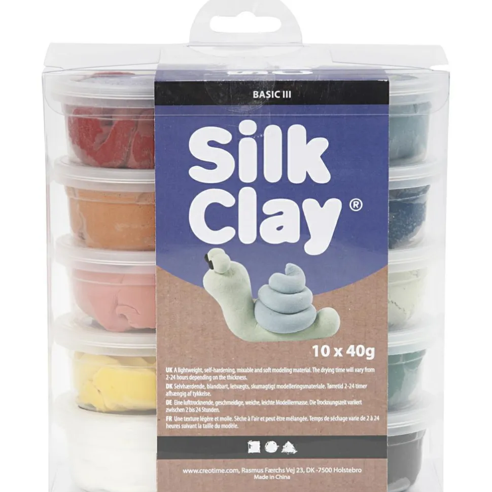 Silk Clay 10 x 40 gr. - Natur