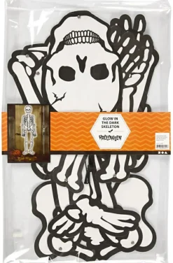 Skelet (glow in the dark) i karton, 120 cm.
