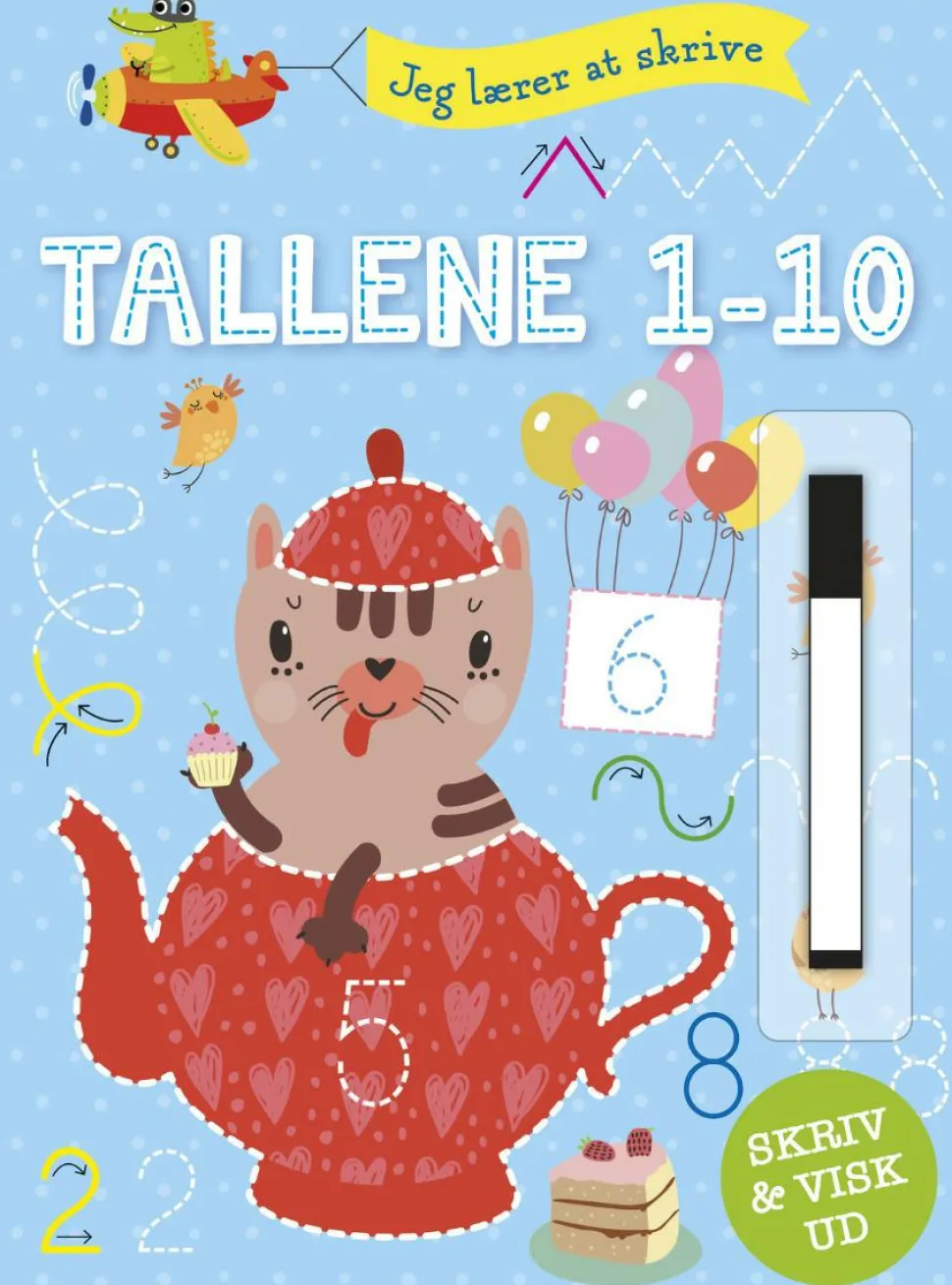 Skriv og visk ud: Jeg lærer at skrive tallene 1-10
