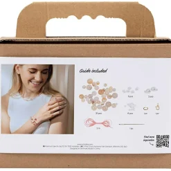 Smykkekit - Halskæde & armbånd, Agater natur