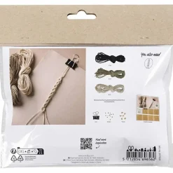 Smykkekit - Macramé armbånd, 3 stk