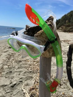 Snorkelsæt inkl. svømmefødder (4-12 år)