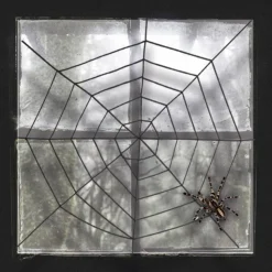Sort spindelvæv Ø150 cm