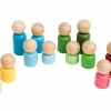 Sorteringssæt - Træfigurer, 16 dele