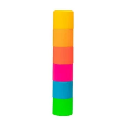 Stablekopper i silikone - Neon, 6 stk