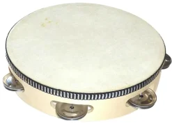 Tamburin med skind - Ø20 cm.